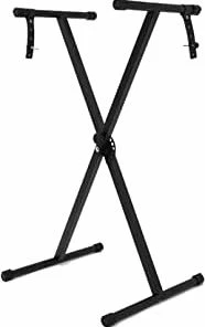 JJ Music Sales X Style Keyboard Stand Single Braced With Straps Accessories