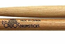 LOS CABOS LCD5ARH 5A DRUM STICKS-RED HICKORY WOOD TIP MADE In CANADA Accessories