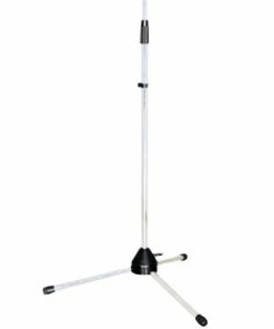 JJ Music Sales Chrome Tripod Microphone Boom Stand Accessories