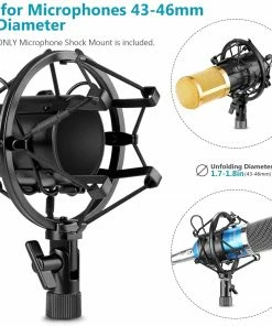 JJ Music Sales Accessories Deluxe Shock Mount Microphone Clip