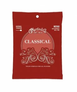 Martin & Co. Martin M260 Classical Guitar Strings 80/20 Bronze Ball End Normal Tension