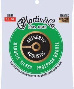 Martin & Co. MARTIN MA540S LIGHT 12 - 54 PHOSPHOR BRONZE AUTHENTIC ACOUSTIC MARQUIS® SILKED GUITAR STRINGS