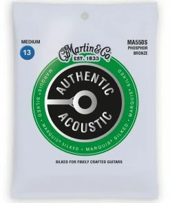 Martin & Co. MARTIN MA550S LIGHT 13 - 56 PHOSPHOR BRONZE AUTHENTIC ACOUSTIC MARQUIS® SILKED GUITAR STRINGS