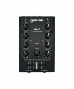 GEMINI MM1 2-CHANNEL POCKET-SIZED DJ MIXER