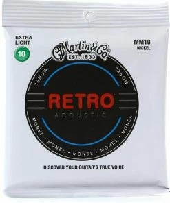 Martin & Co. MARTIN MM10 EXTRA LIGHT 10-47 RETRO® ACOUSTIC GUITAR STRINGS
