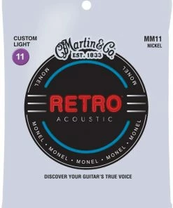 Martin & Co. MARTIN MM11 CUSTOM LIGHT 11-52 RETRO® ACOUSTIC GUITAR STRINGS