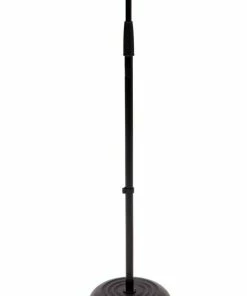 JJ Music Sales Round Base Microphone Stand - Black