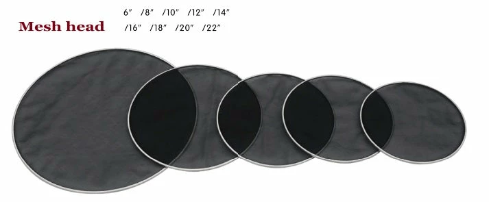 JJ Music Sales Mesh Drum Heads