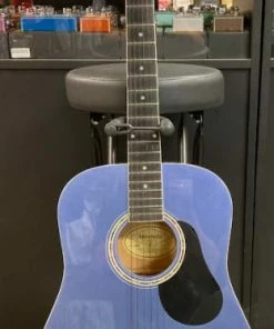 Mirabella D6MBL Dreadnought Acoustic Guitar - Blue - Pre Owned Acoustic Guitars