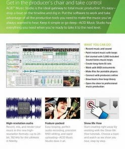 ACID Music Studio Total Recording, Mixing, Looping + More Software By Magix / Sony