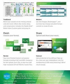 ACID Music Studio Total Recording, Mixing, Looping + More Software By Magix / Sony