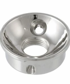 JJ Music Sales Jack Plate - Electrosocket Chrome Input Jacks & Plates