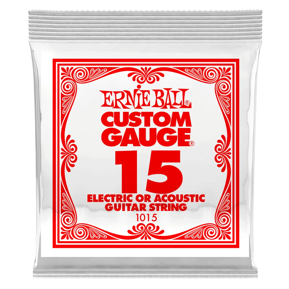 Outlet ๐ ERNIE BALL .015 PLAIN STEEL ELECTRIC OR ACOUSTIC GUITAR STRINGS ๐คฉ 1 ERNIE BALL .015 PLAIN STEEL ELECTRIC OR ACOUSTIC GUITAR STRINGS