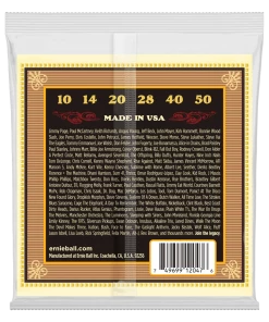ERNIE BALL 2047 EARTHWOOD SILK & STEEL EXTRA SOFT 80/20 BRONZE ACOUSTIC GUITAR STRINGS - 10-50 GAUGE