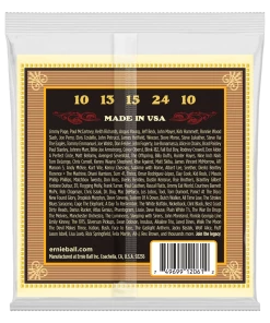 ERNIE BALL EARTHWOOD 2061 5-STRING BANJO FRAILING LOOP END 80/20 BRONZE ACOUSTIC GUITAR STRINGS - 10-24 GAUGE