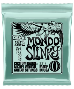 ERNIE BALL 2211 MONDO SLINKY NICKEL WOUND ELECTRIC GUITAR STRINGS 10.5 - 52 GAUGE