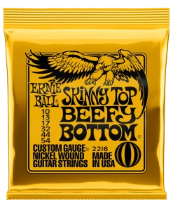 ERNIE BALL 2216 SKINNY TOP BEEFY BOTTOM SLINKY NICKEL WOUND ELECTRIC GUITAR STRINGS 10 - 54 GAUGE