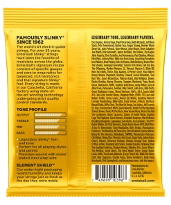 ERNIE BALL 2216 SKINNY TOP BEEFY BOTTOM SLINKY NICKEL WOUND ELECTRIC GUITAR STRINGS 10 - 54 GAUGE
