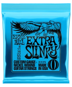 ERNIE BALL 2225 SLINKY NICKEL WOUND ELECTRIC GUITAR STRINGS - 8-38 GAUGE