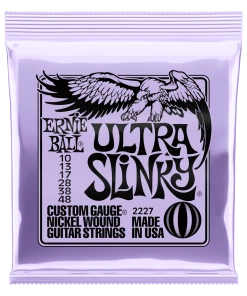 ERNIE BALL 2227 ULTRA SLINKY NICKEL WOUND ELECTRIC GUITAR STRINGS - 10-48 GAUGE