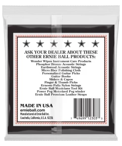 ERNIE BALL P02303 MEDIUM LOOP END STAINLESS STEEL TENOR BANJO GUITAR STRINGS - 10-30 GAUGE