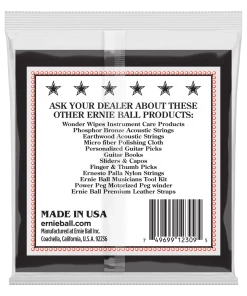 ERNIE BALL MEDIUM 5-STRING LOOP END STAINLESS STEEL BANJO GUITAR STRINGS - 10-10 GAUGE