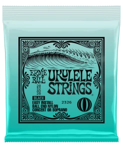 Ukulele Accessories ERNIE BALL UKULELE 2326 BALL END NYLON STRINGS BLACK