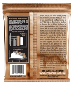 ERNIE BALL 2544 EVERLAST MEDIUM COATED PHOSPHOR BRONZE ACOUSTIC GUITAR STRINGS - 13-56 GAUGE