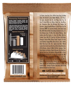 ERNIE BALL 2546 EVERLAST MEDIUM LIGHT COATED PHOSPHOR BRONZE ACOUSTIC GUITAR STRINGS - 12-54 GAUGE