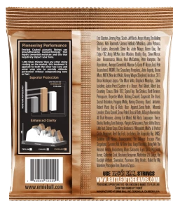 ERNIE BALL 2550 EVERLAST EXTRA LIGHT COATED PHOSPHOR BRONZE ACOUSTIC GUITAR STRINGS - 10-50 GAUGE
