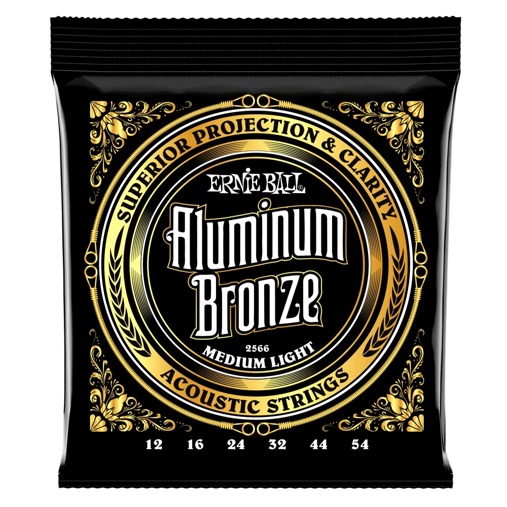 Discount ๐ ERNIE BALL 2566 MEDIUM LIGHT ALUMINUM BRONZE ACOUSTIC GUITAR STRINGS - 12-54 GAUGE ๐ 1 ERNIE BALL 2566 MEDIUM LIGHT ALUMINUM BRONZE ACOUSTIC GUITAR STRINGS - 12-54 GAUGE