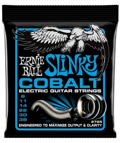 ERNIE BALL 2725 EXTRA SLINKY COBALT ELECTRIC GUITAR STRINGS - 8-38 GAUGE