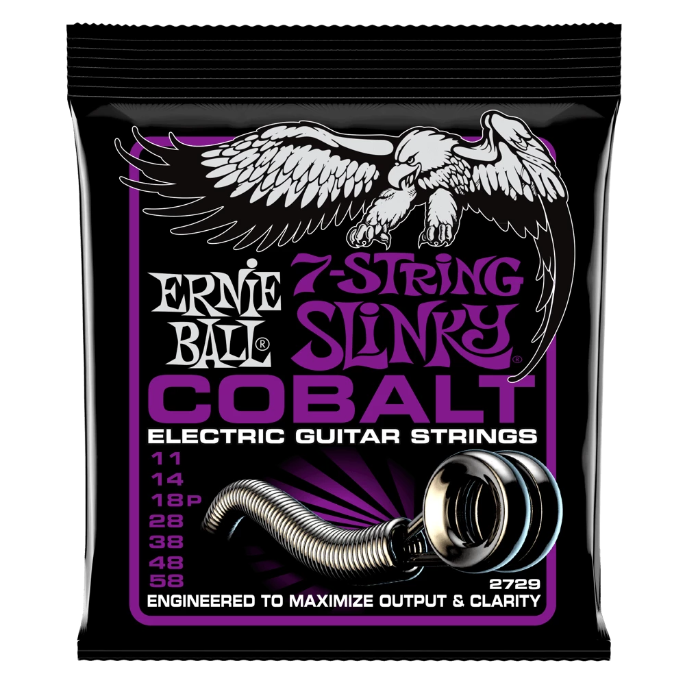 Flash Sale ๐คฉ ERNIE BALL 2729 POWER SLINKY COBALT 7-STRING ELECTRIC GUITAR STRINGS - 11-58 GAUGE ๐ 1 ERNIE BALL 2729 POWER SLINKY COBALT 7-STRING ELECTRIC GUITAR STRINGS - 11-58 GAUGE