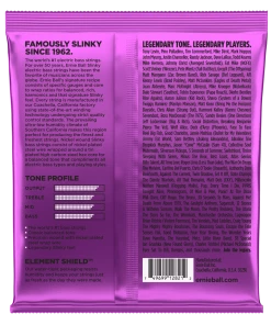 ERNIE BALL 2821 POWER SLINKY 5-STRING NICKEL WOUND ELECTRIC BASS STRINGS - 50-135 GAUGE