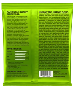 ERNIE BALL 2836 REGULAR SLINKY 5-STRING NICKEL WOUND ELECTRIC BASS STRINGS - 45-130 GAUGE