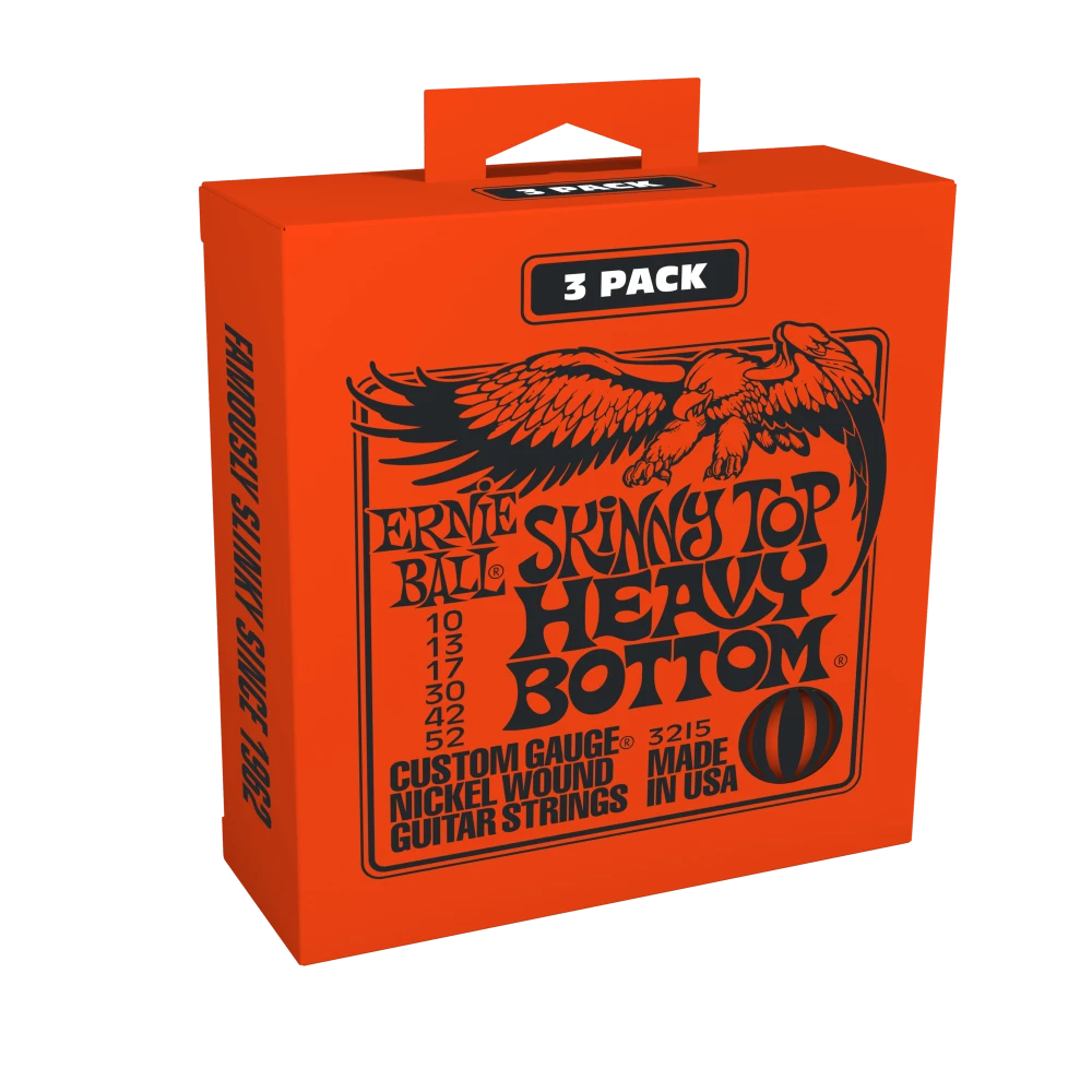 Buy โค๏ธ ERNIE BALL 3215 SKINNY TOP HEAVY BOTTOM SLINKY NICKEL WOUND ELECTRIC GUITAR STRINGS 3 PACK - 10-52 GAUGE ๐ 1 ERNIE BALL 3215 SKINNY TOP HEAVY BOTTOM SLINKY NICKEL WOUND ELECTRIC GUITAR STRINGS 3 PACK - 10-52 GAUGE