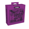 ERNIE BALL 3220 POWER SLINKY NICKEL WOUND ELECTRIC GUITAR STRINGS 3 PACK - 11-48 GAUGE
