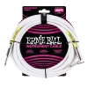 ERNIE BALL 20' STRAIGHT / ANGLE INSTRUMENT CABLE - WHITE P06047 Instrument Cables