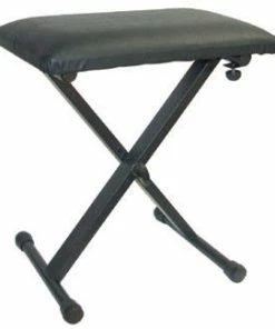 JJ Music Sales Accessories X Style Folding Piano Keyboard Bench
