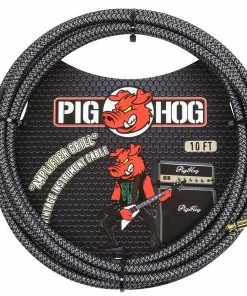 Pig Hog USA PIG HOG "AMPLIFIER GRILL" INSTRUMENT CABLE, 10FT RIGHT ANGLE