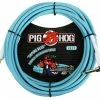 Pig Hog USA Instrument Cables PIG HOG "DAPHNE BLUE" INSTRUMENT CABLE, 20FT RIGHT ANGLE