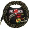 Pig Hog USA PIG HOG "RASTA STRIPES" INSTRUMENT CABLE, 20FT RIGHT ANGLE