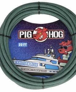 Pig Hog USA PIG HOG "TAHITIAN BLUE" WOVEN MIC CABLE, 20FT XLR