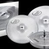 SABIAN QTPC502 Quiet Tone Practice Cymbals Set 3 Pack MADE In CANADA
