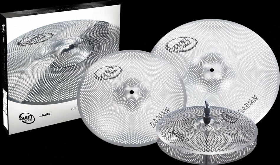 Budget โค๏ธ SABIAN QTPC502 Quiet Tone Practice Cymbals Set 3 Pack MADE In CANADA ๐ 1 SABIAN QTPC502 Quiet Tone Practice Cymbals Set 3 Pack MADE In CANADA