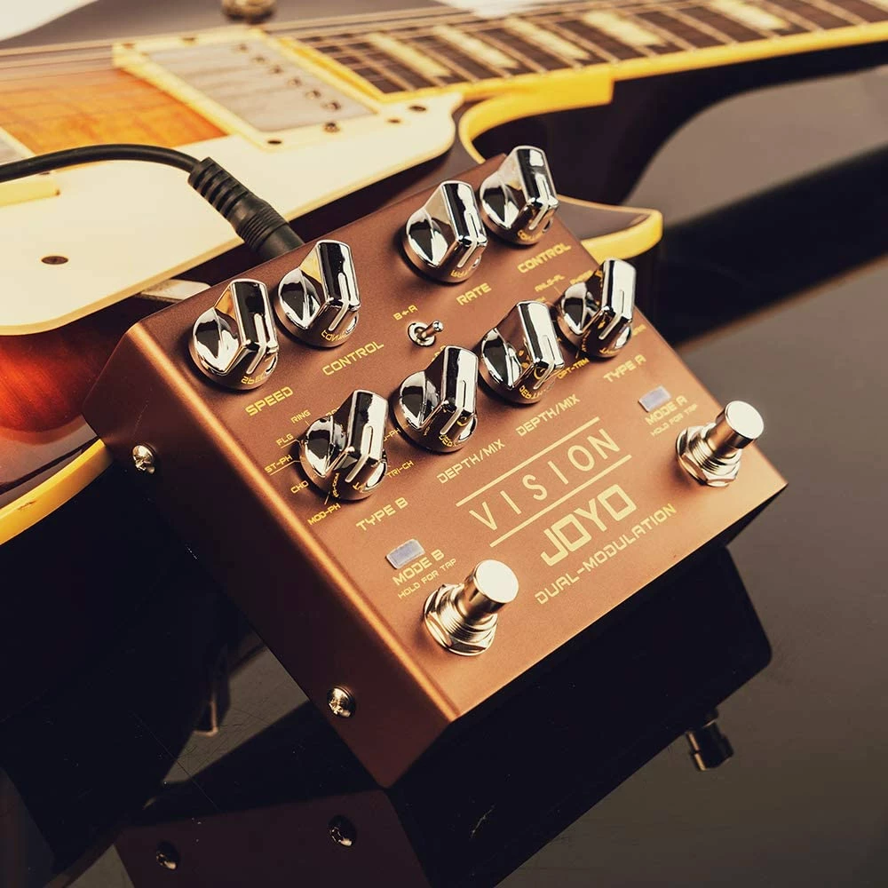 Outlet ๐ Effects & Pedals JOYO R-09 VISION Dual Channel Modulation Guitar Effect Pedal ๐คฉ 3 Effects & Pedals JOYO R-09 VISION Dual Channel Modulation Guitar Effect Pedal