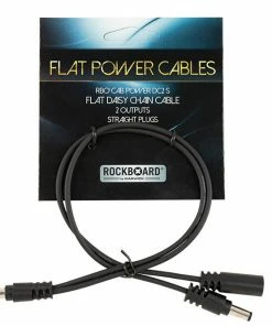 Rock Board By Warwick RockBoard Flat Daisy Chain Cable, 2 Outputs, Straight