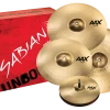 Cymbal Sets SABIAN 25005XCPB AAX Promotional Set Cymbal Package 5 Pack Brilliant Finish Made In Canada