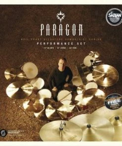 Cymbal Sets SABIAN NP5005B Paragon Neil Peart Performance Cymbal Set Brilliant Finish Made In Canada