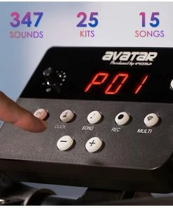 Avatar Electronic Drums - Surge Mesh Kit Complete Acoustic Drums